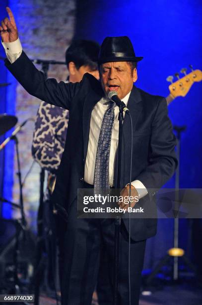 Singer Garland Jeffreys performs at City Winery on April 15, 2017 in New York City.