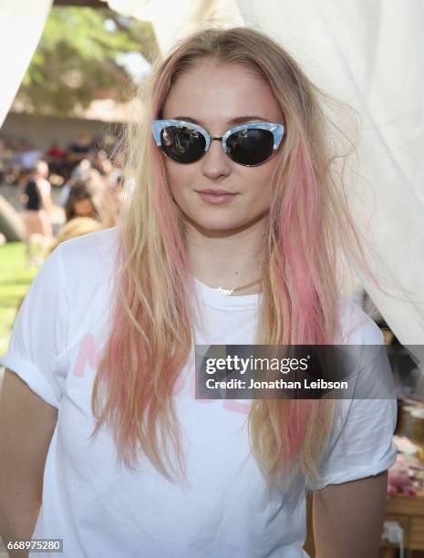 Actor Sophie Turner attends The Hyde Away, hosted by Republic Records & SBE, presented by Hudson and bareMinerals during Coachella on April 15, 2017...