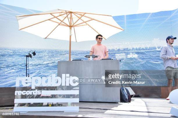 Kungs performs during The Hyde Away, hosted by Republic Records & SBE, presented by Hudson and bareMinerals during Coachella on April 15, 2017 in...