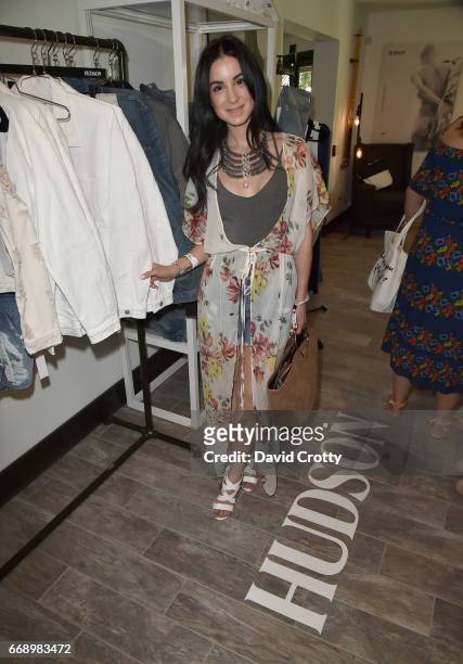 Guest attends The Hyde Away, hosted by Republic Records & SBE, presented by Hudson and bareMinerals during Coachella on April 15, 2017 in Thermal,...