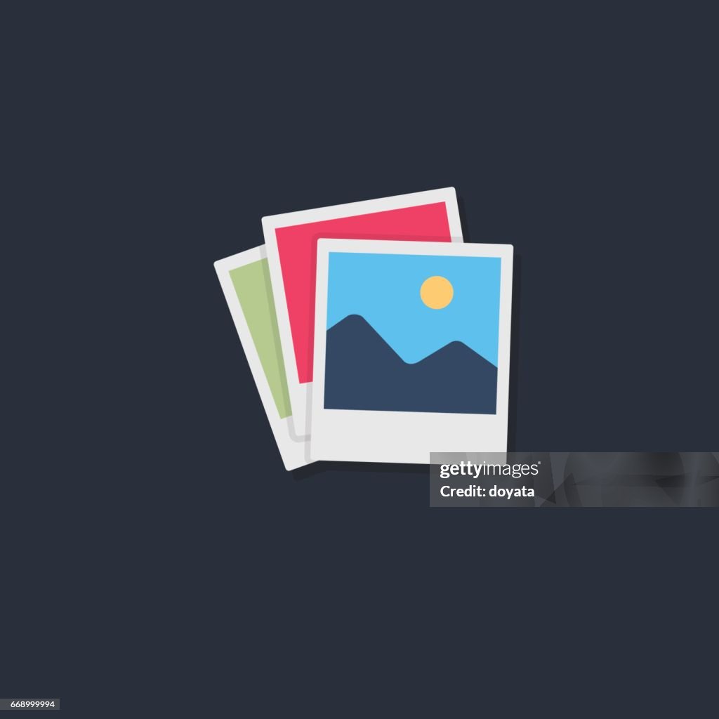 Paper Stack Picture Frame Stack Of Photo Frame High-Res Vector Graphic - Getty Images