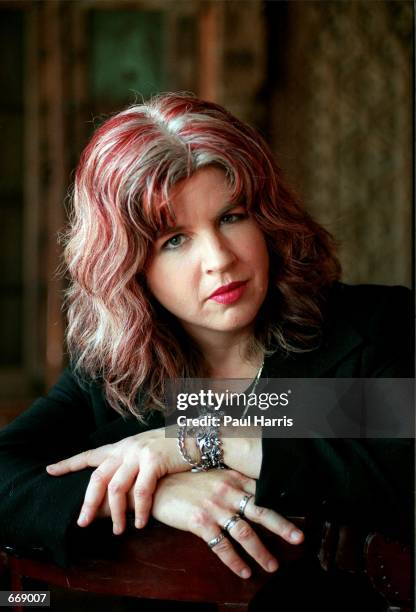 Michael Steele of the rock band The Bangles at the House Of Blues to announce their reunion July 18, 2000 in Los Angeles, Ca. The band is returning...