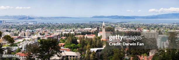 berkeley skyline - university of california san francisco stock-fotos und bilder