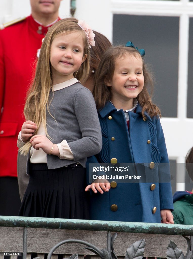 Queen Margrethe II of Denmark Celebrates Her 77th Birthday In Aarhus