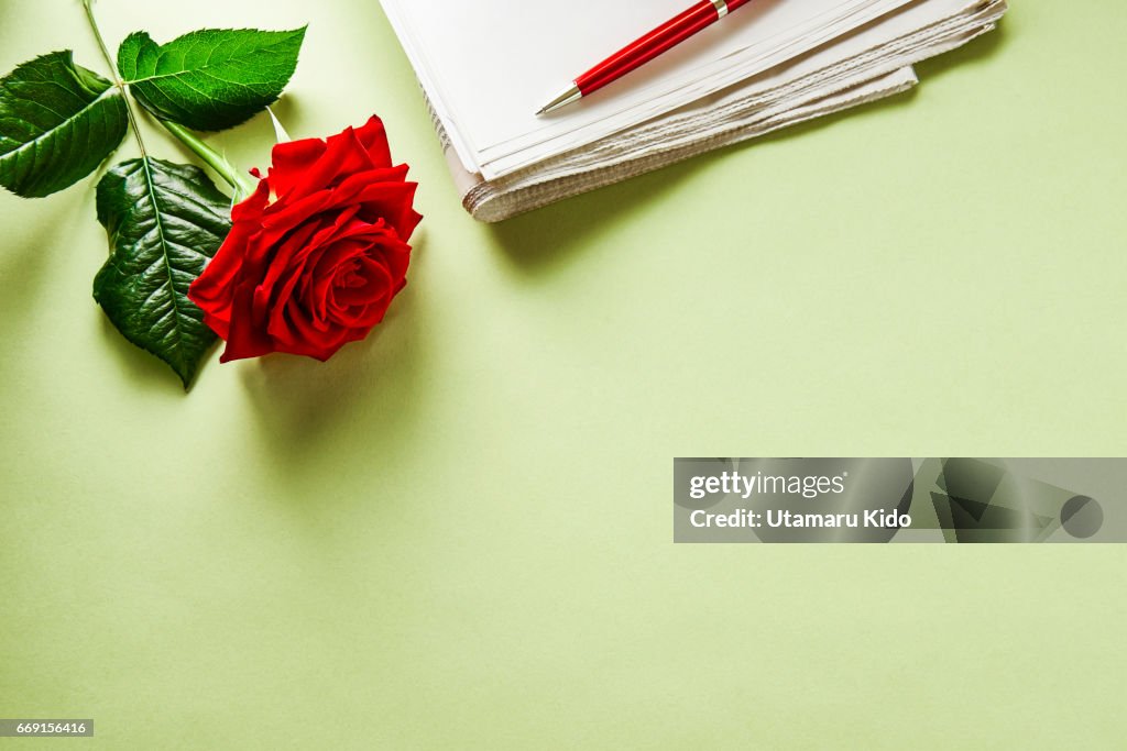 Flower and office supply.