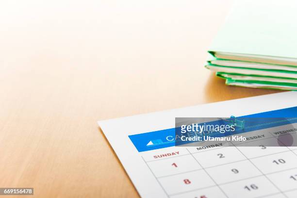 planning. - カレンダー stockfoto's en -beelden