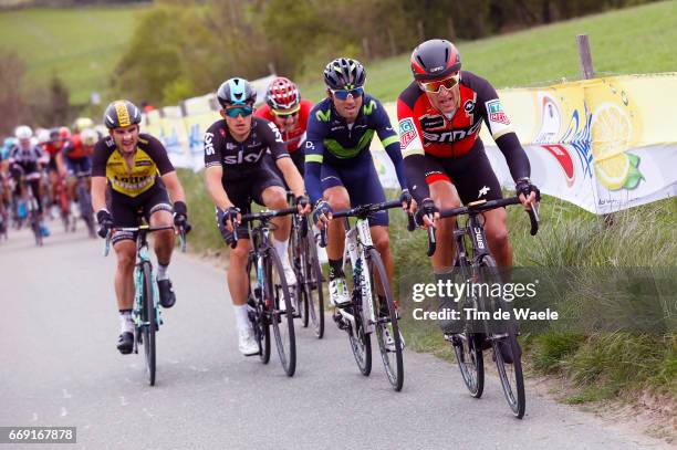 52nd Amstel Gold Race 2017 / Men Greg VAN AVERMAET / Alejandro VALVERDE / Michal KWIATKOWSKI / Maastricht - Valkenburg / Men / pool bc /