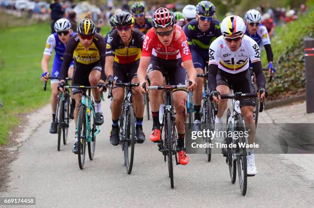 52nd Amstel Gold Race 2017 / Men Sergio Luis HENAO / Tiesj BENOOT / Philippe GILBERT / Maastricht - Valkenburg / Men / pool nv /