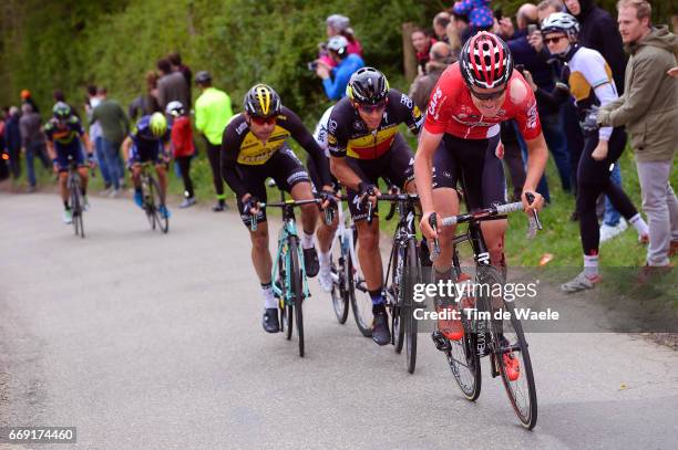 52nd Amstel Gold Race 2017 / Men Tiesj BENOOT / Philippe GILBERT / Bert-jan LINDEMAN / Maastricht - Valkenburg / Men / pool nv /