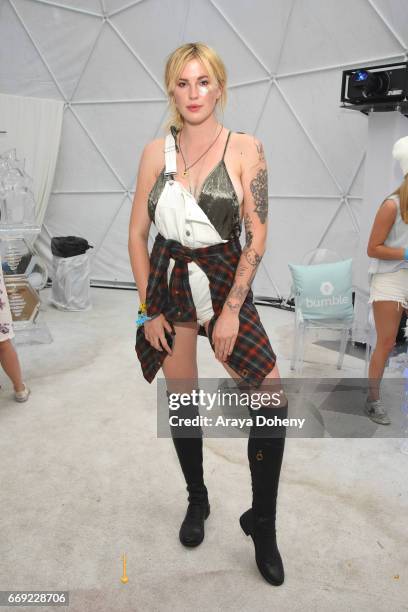 Ireland Baldwin attends Winter Bumbleland - Day 2 on April 16, 2017 in Rancho Mirage, California.