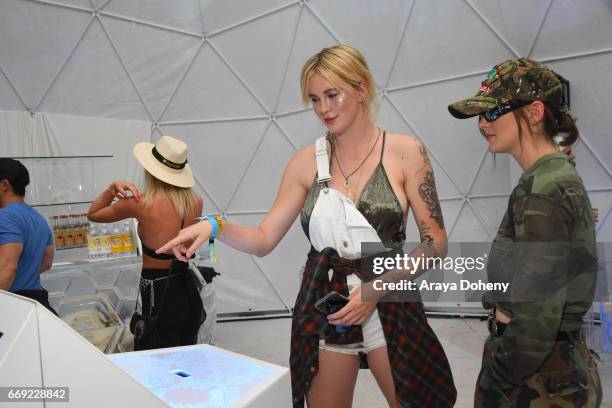 Ireland Baldwin attends Winter Bumbleland - Day 2 on April 16, 2017 in Rancho Mirage, California.