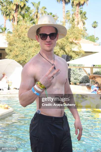 Michael Thurman attends Winter Bumbleland - Day 2 on April 16, 2017 in Rancho Mirage, California.