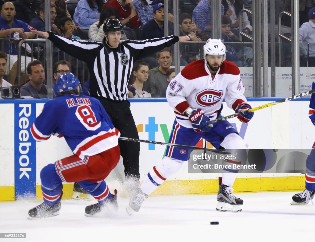 Montreal Canadiens v New York Rangers - Game Three