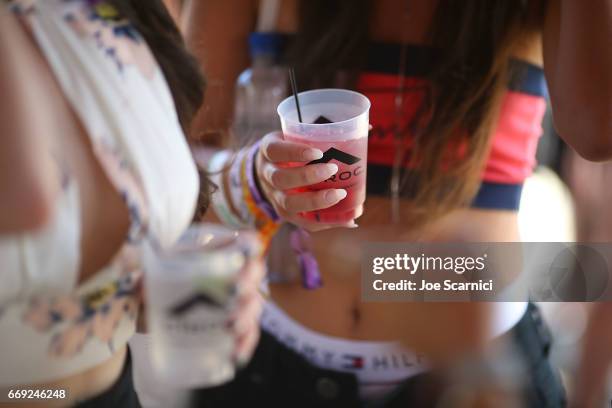 Guests attend the KALEIDOSCOPE: REFRESH presented by Cannabinoid Water on April 16, 2017 in La Quinta, California.