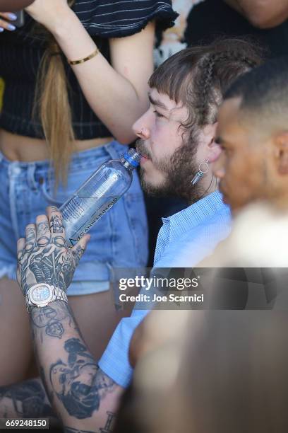 Post Malone attends the KALEIDOSCOPE: REFRESH presented by Cannabinoid Water on April 16, 2017 in La Quinta, California.