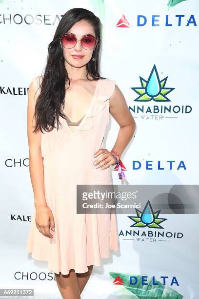 Marta Pozzan attends the KALEIDOSCOPE: REFRESH presented by Cannabinoid Water on April 16, 2017 in La Quinta, California.