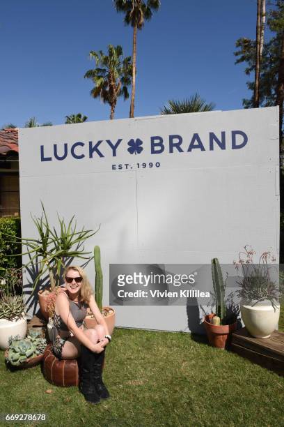Laura Slade Wiggins attends Lucky Lounge Presents Desert Jam on April 16, 2017 in Palm Springs, California.