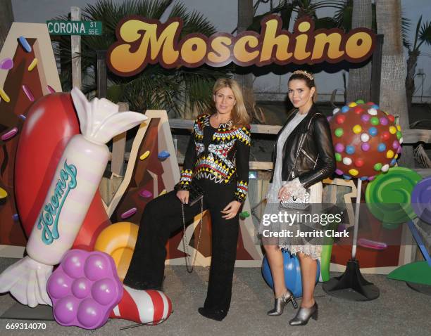 Guests attend the Moschino Candy Crush Desert Party hosted by Jeremy Scott on April 15, 2017 in Coachella, California.