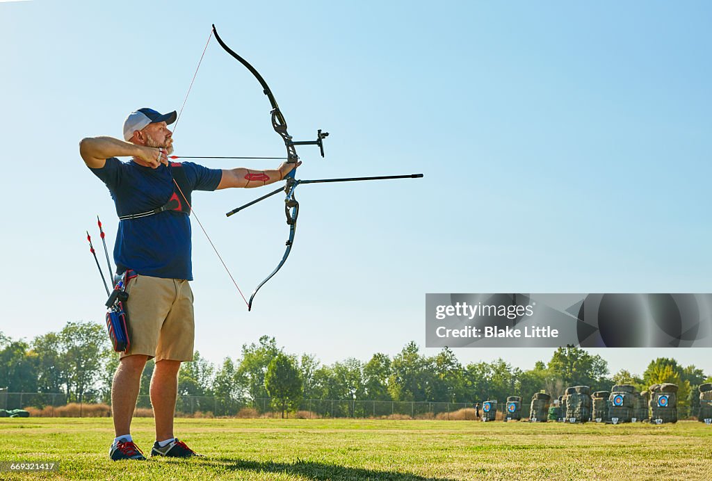 Archery Competition Bow full length