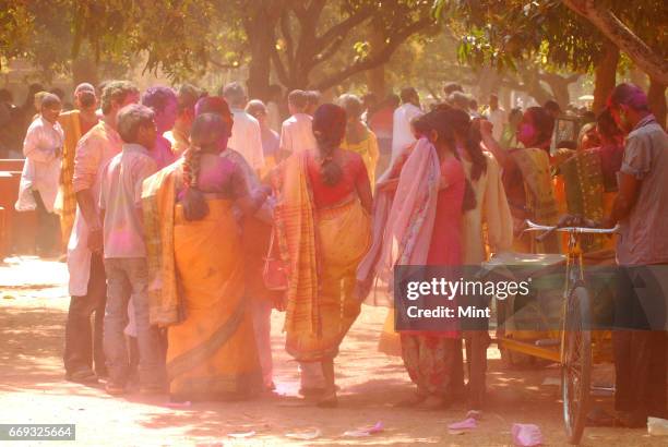 Picture of Shantiniketan's Basanta Utsav .