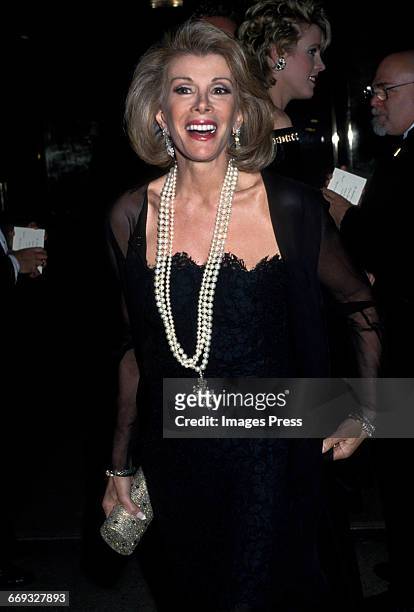 Joan Rivers attends the 1992 Metropolitan Museum of Art's Costume Institute Gala circa 1992 in New York City.