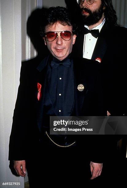 Phil Spector attends the 1994 Rock and Roll Hall of Fame Induction Ceremony circa 1994 in New York City.