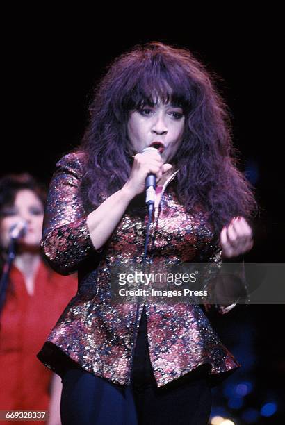Ronnie Spector in concert circa 1992 in New York City.