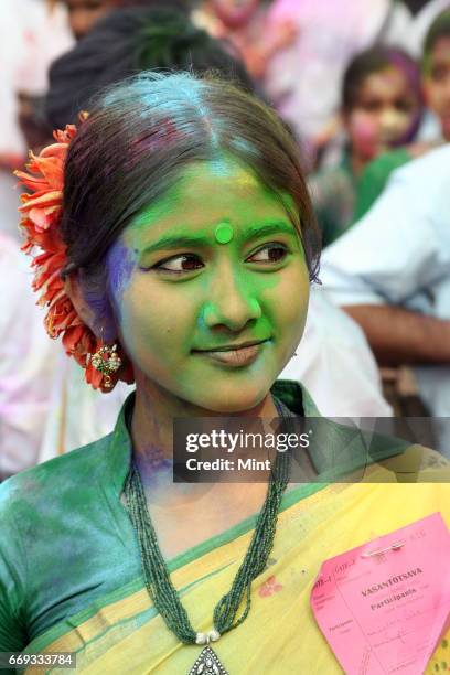 Picture of Shantiniketan's Basanta Utsav .