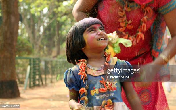 Picture of Shantiniketan's Basanta Utsav .