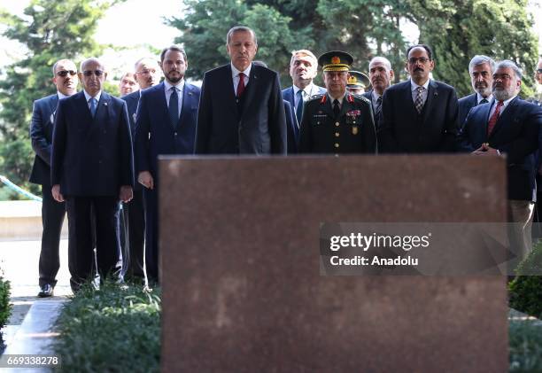 Turkish President Recep Tayyip Erdogan, Turkish Minister of Energy and Natural Resources, Berat Albayrak, Turkish Presidential spokesman Ibrahim...