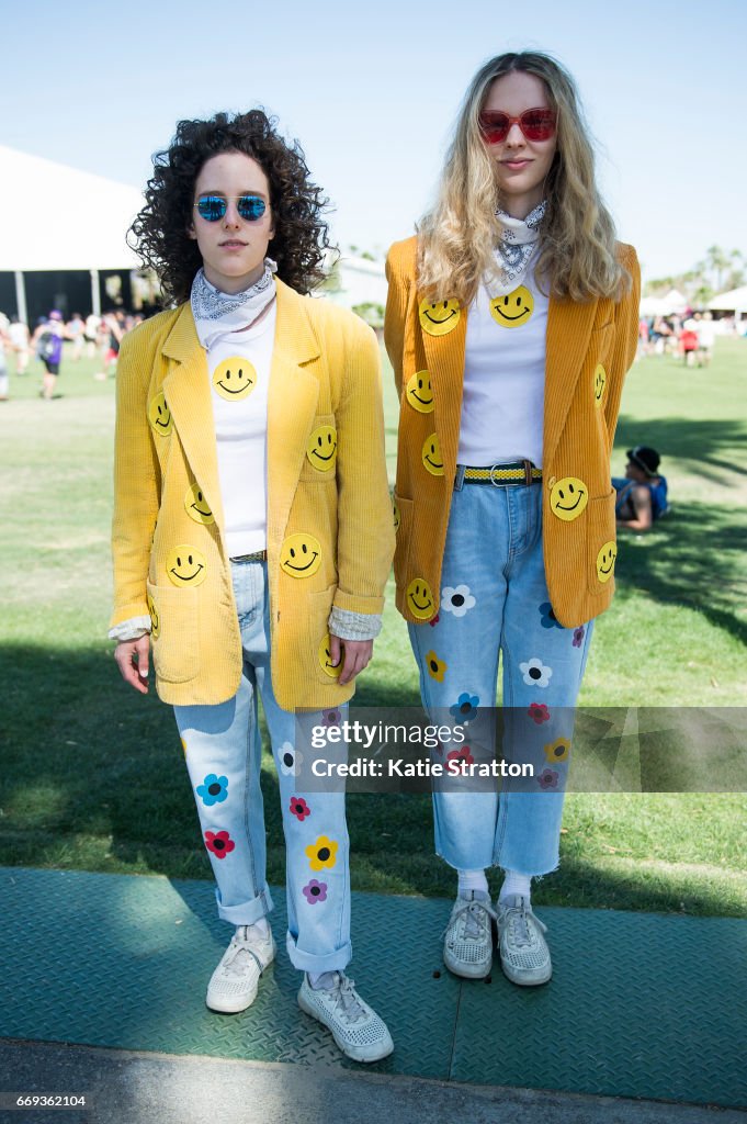 Street Style At The 2017 Coachella Valley Music And Arts Festival - Weekend 1