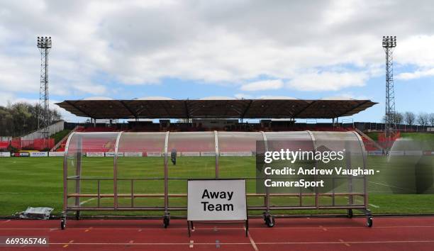 General view of Gateshead International Stadium, home of Gateshead FC prior to the Vanarama National League match between Gateshead and Lincoln City...