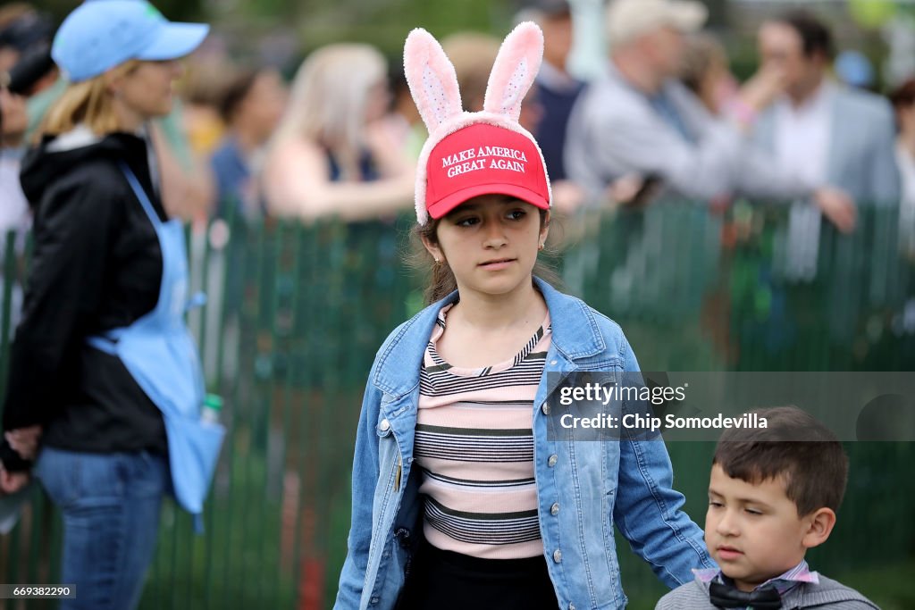 President Trump And Melania Trump Host White House Easter Egg Roll