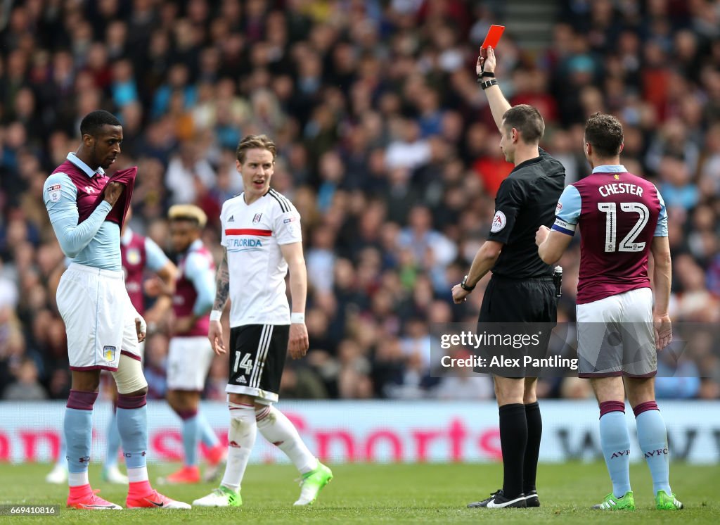 Fulham v Aston Villa - Sky Bet Championship