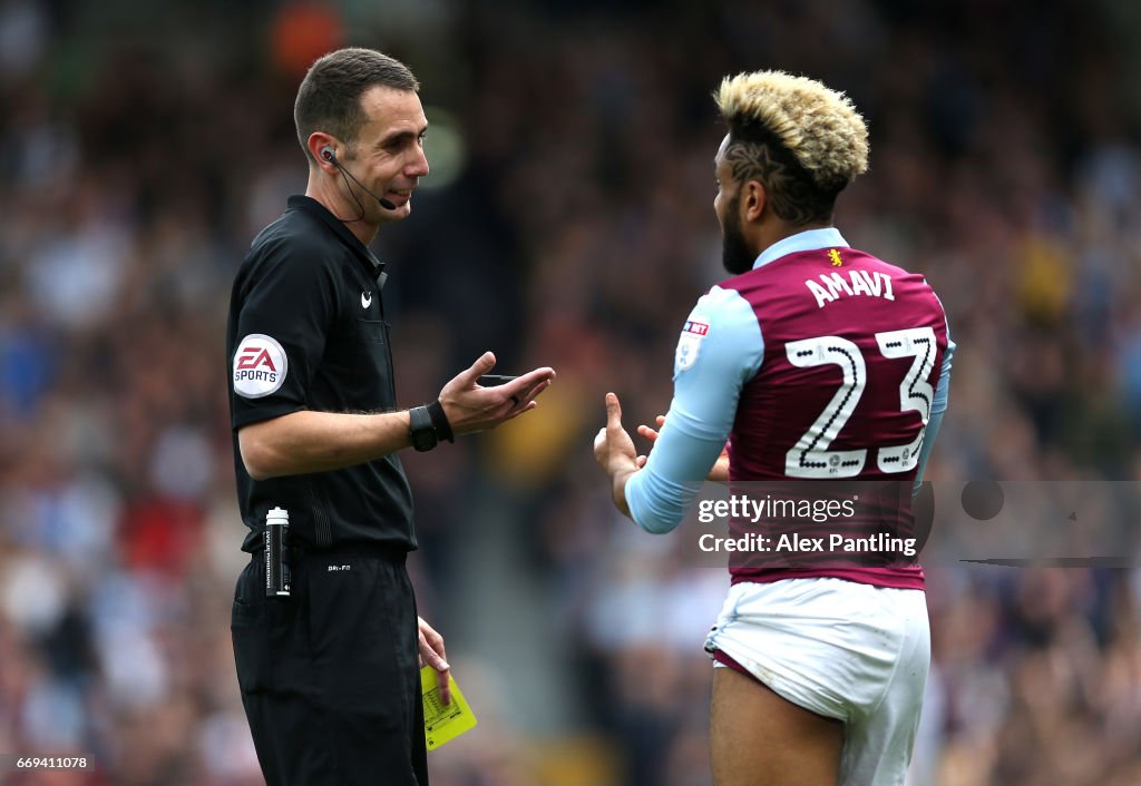 Fulham v Aston Villa - Sky Bet Championship
