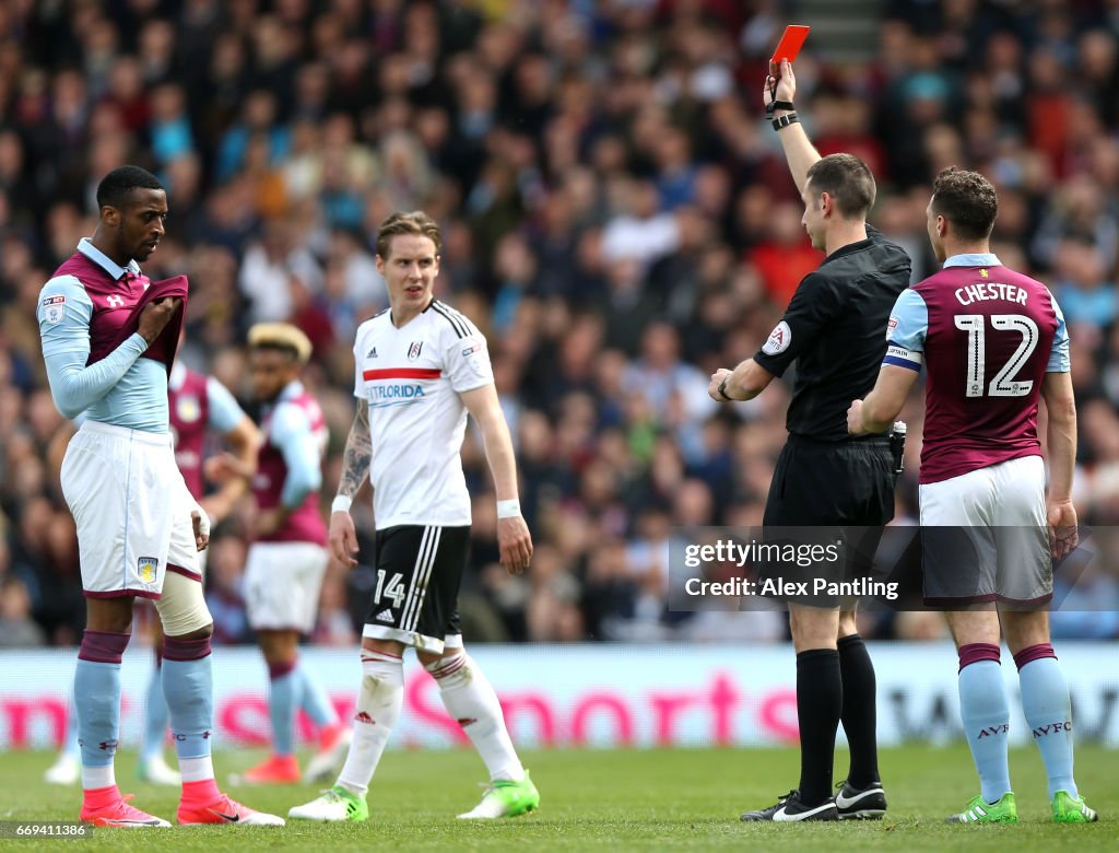 Fulham v Aston Villa - Sky Bet Championship