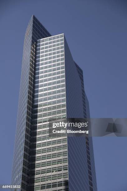 Goldman Sachs Group Inc. Headquarters stands in New York, U.S., on Friday April 14, 2017. The Goldman Sachs Group Inc. Is scheduled to release...