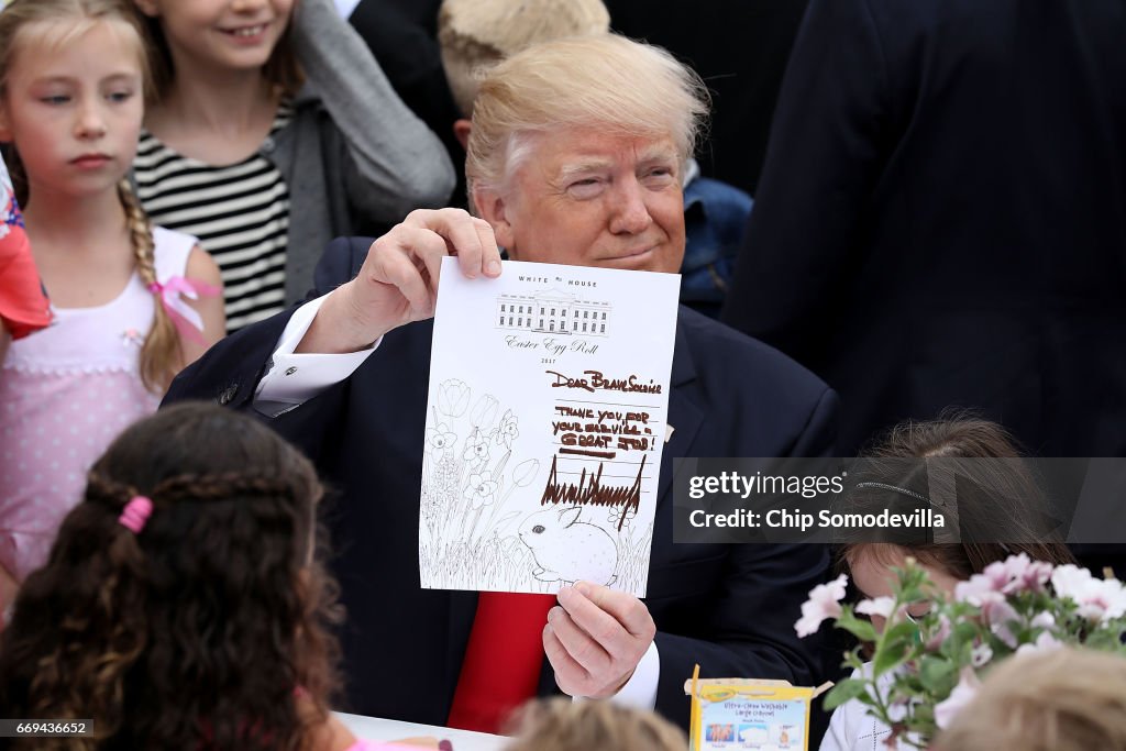 President Trump And Melania Trump Host White House Easter Egg Roll