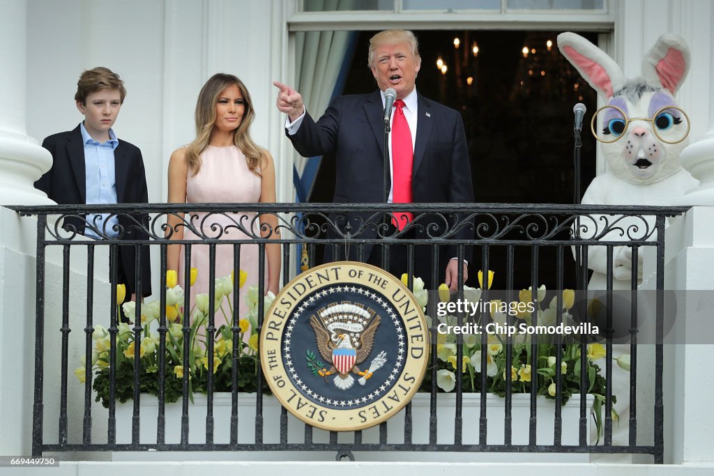 President Trump And Melania Trump Host White House Easter Egg Roll