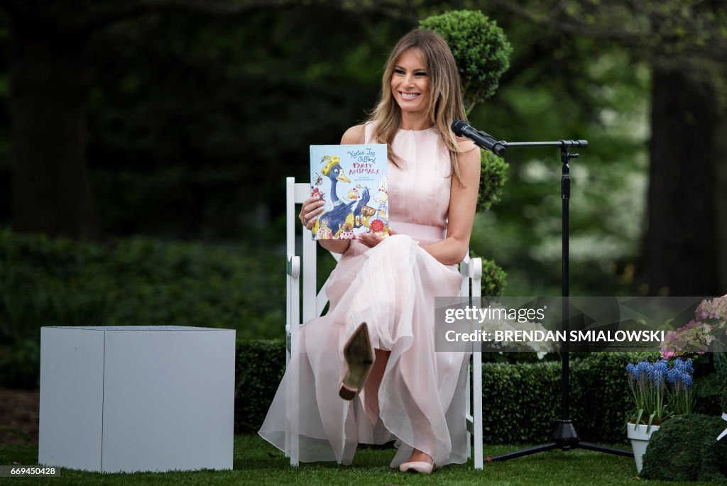 US-POLITICS-TRUMP-EASTER EGG ROLL