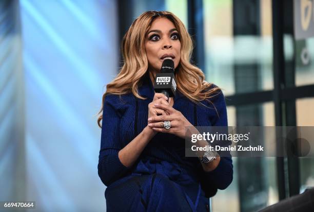 Wendy Williams attends the Build Series to discuss her daytime talk show 'The Wendy Williams Show' at Build Studio on April 17, 2017 in New York City.