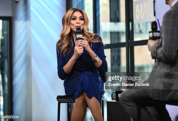 Wendy Williams attends the Build Series to discuss her daytime talk show 'The Wendy Williams Show' at Build Studio on April 17, 2017 in New York City.