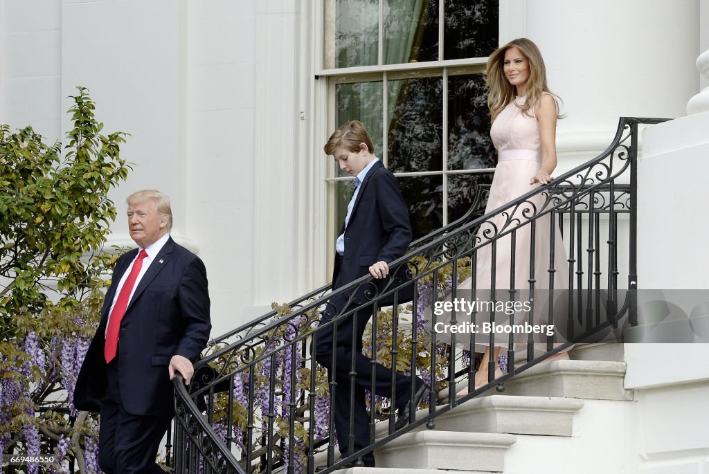 President Trump And First Lady Melania Preside Over Their First White House Easter Egg Roll