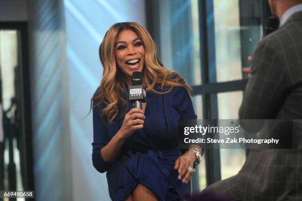 Talk show host Wendy Williams attends Build Series to discuss her daytime talk show at Build Studio on April 17, 2017 in New York City.