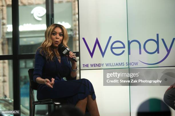 Talk show host Wendy Williams attends Build Series to discuss her daytime talk show at Build Studio on April 17, 2017 in New York City.