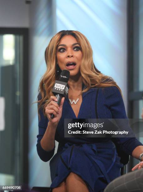 Talk show host Wendy Williams attends Build Series to discuss her daytime talk show at Build Studio on April 17, 2017 in New York City.