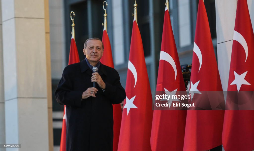 Erdogan Holds Victory Speech In Ankara