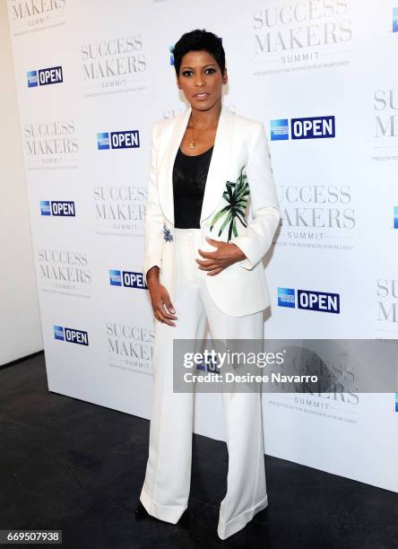 Broadcaster Tamron Hall attends 2017 Success Makers Summit at Spring Place on April 17, 2017 in New York City.