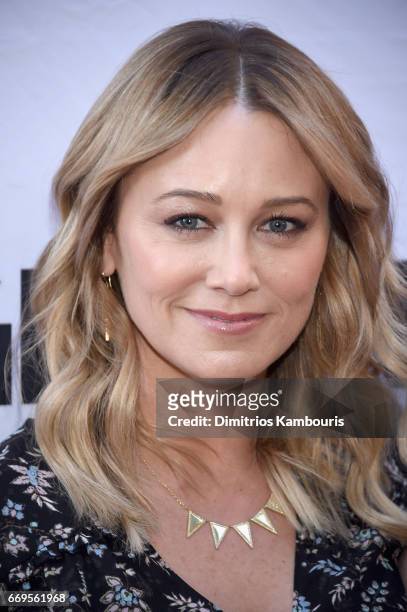 Christine Taylor attends the "Groundhog Day" Broadway Opening Night at August Wilson Theatre on April 17, 2017 in New York City.
