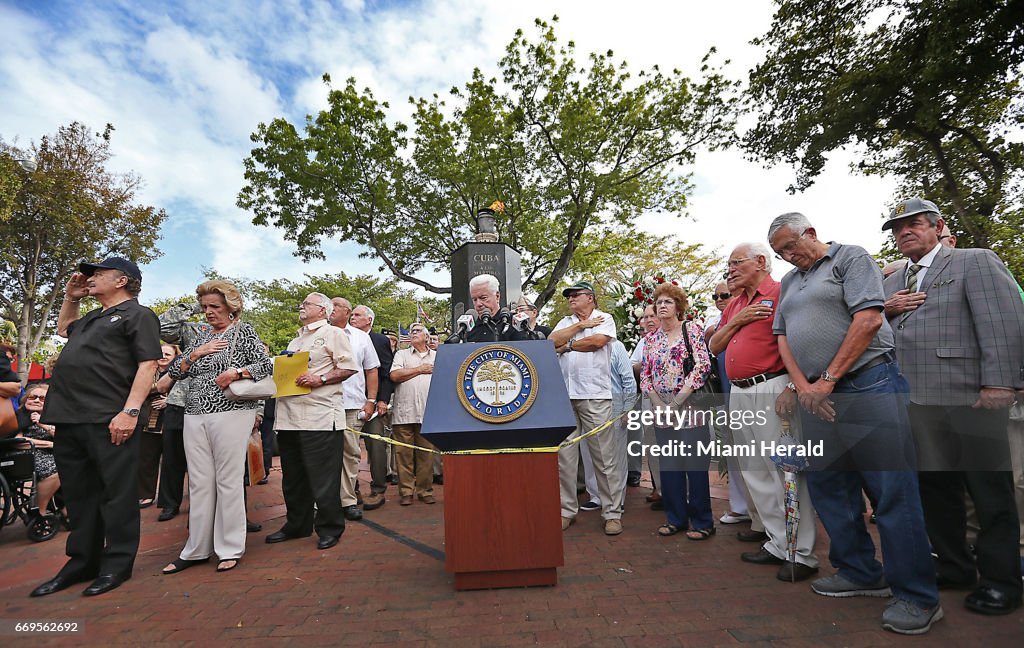 Bay of Pigs Veterans Association honors martyrs of the 2506 brigade